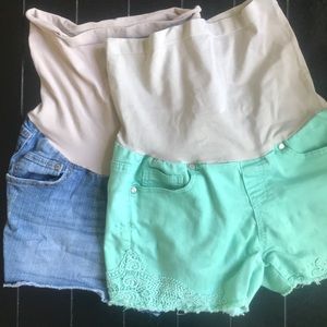 Two Maternity Shorts